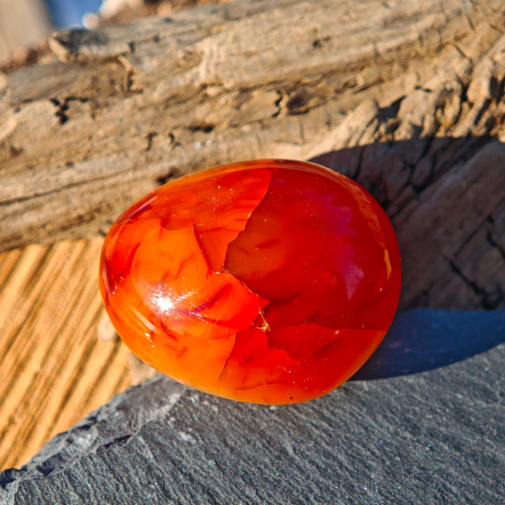 Karneol (Tatkraft) Handschmeichler (6)