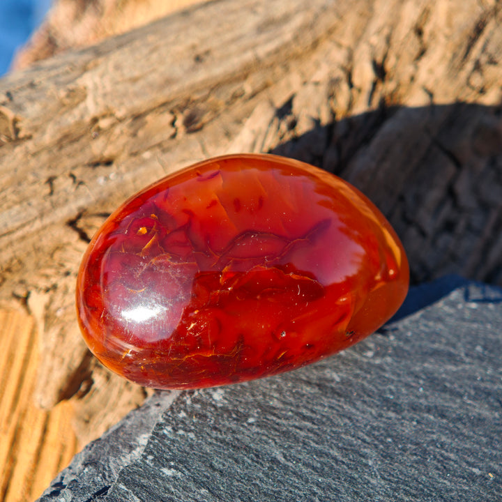 Karneol (Tatkraft) Handschmeichler (7)