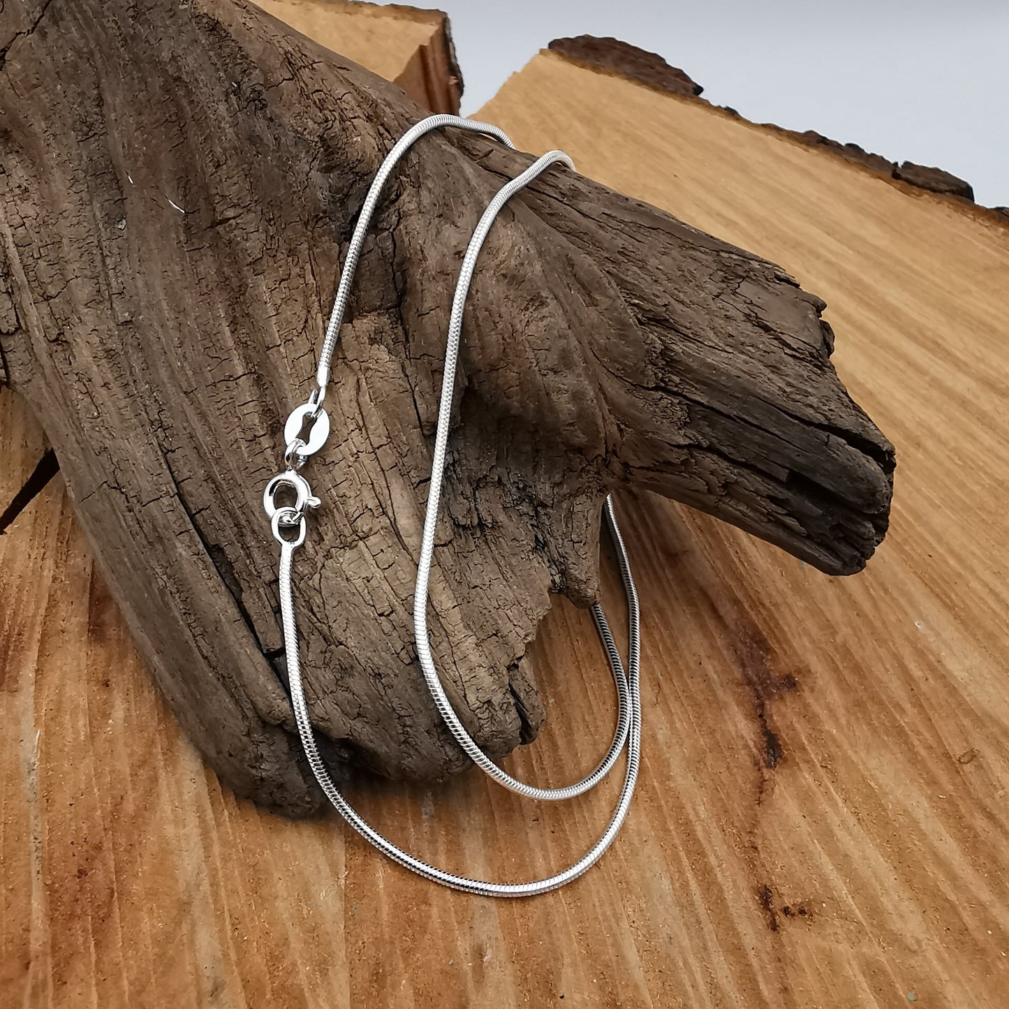 Schlangenkette S925 1mm / 38cm