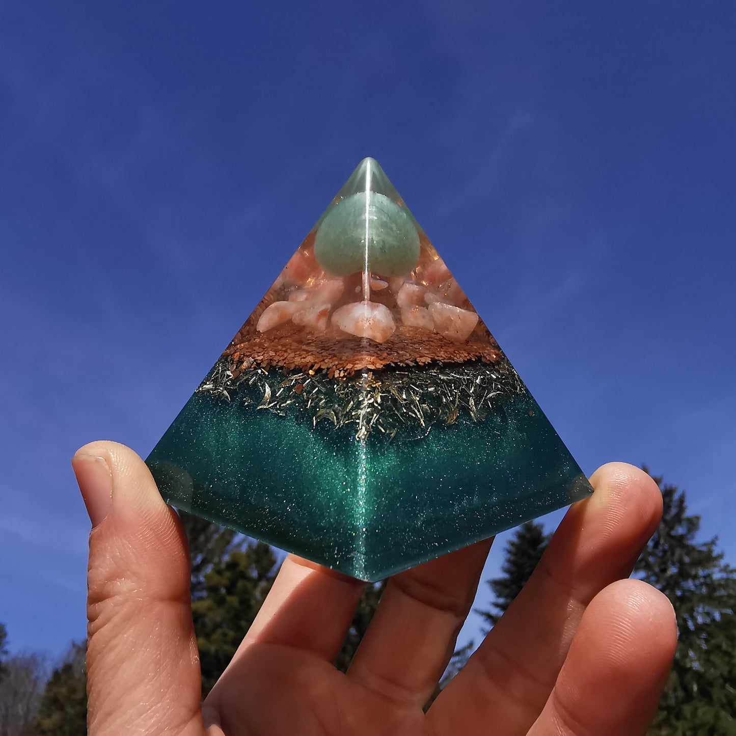 Orgone Pyramide OPTIMISMUS 7cm