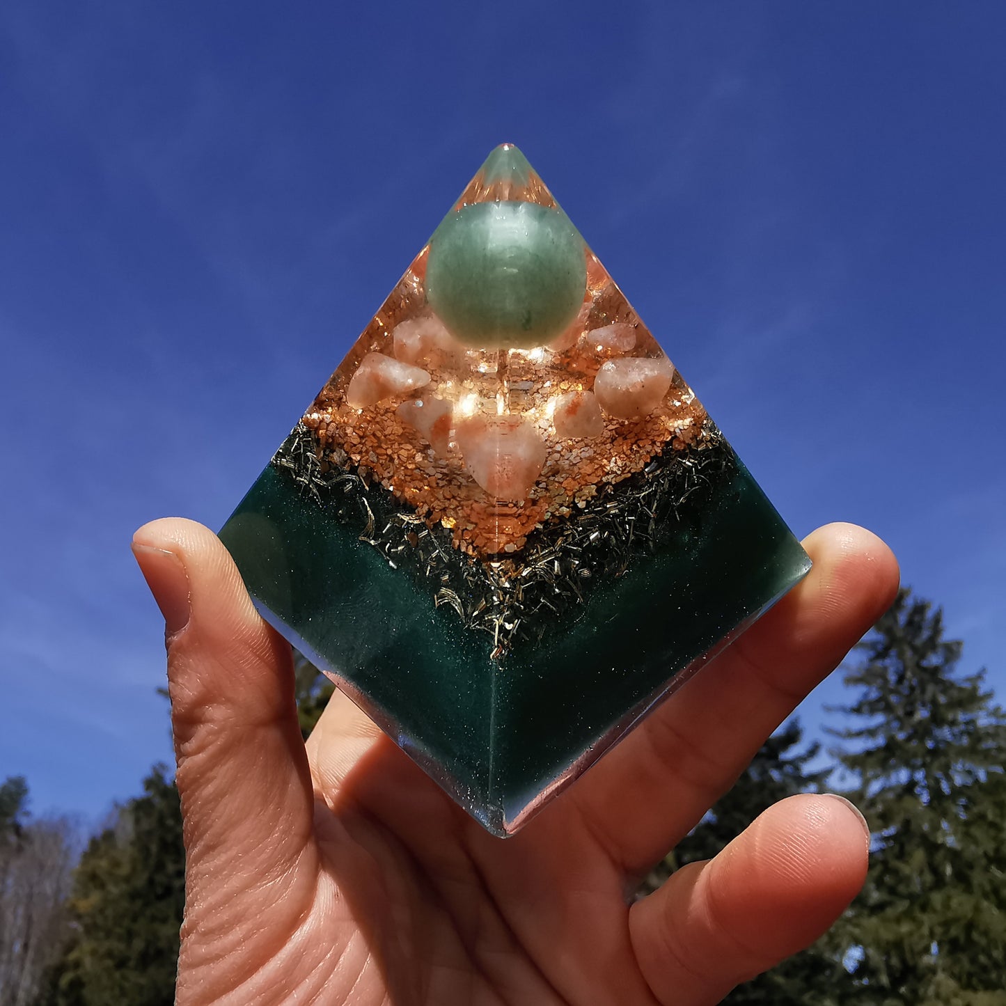 Orgone Pyramide OPTIMISMUS 7cm