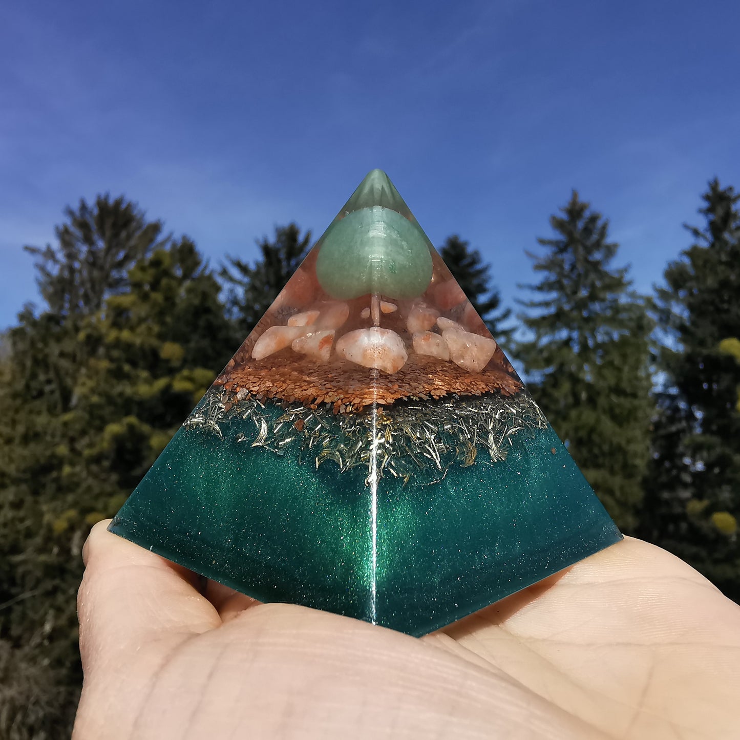 Orgone Pyramide OPTIMISMUS 7cm