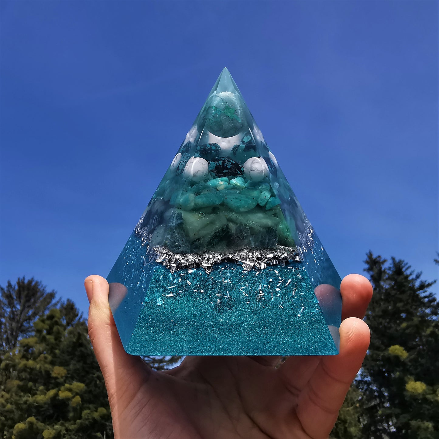 Orgone Pentagonal Pyramide EMOTIONALE STABILITÄT