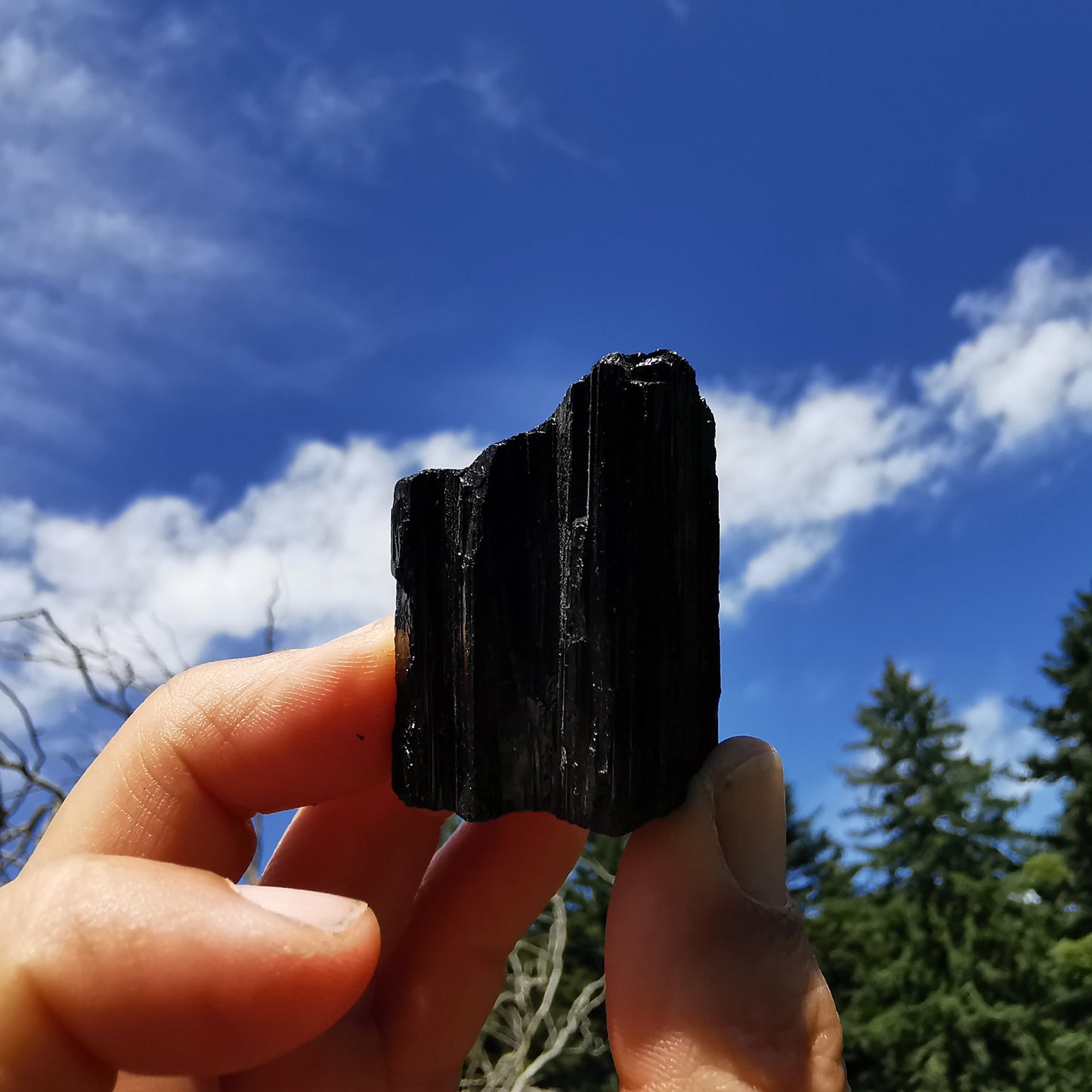 Black tourmaline rough stone Brazil (25)