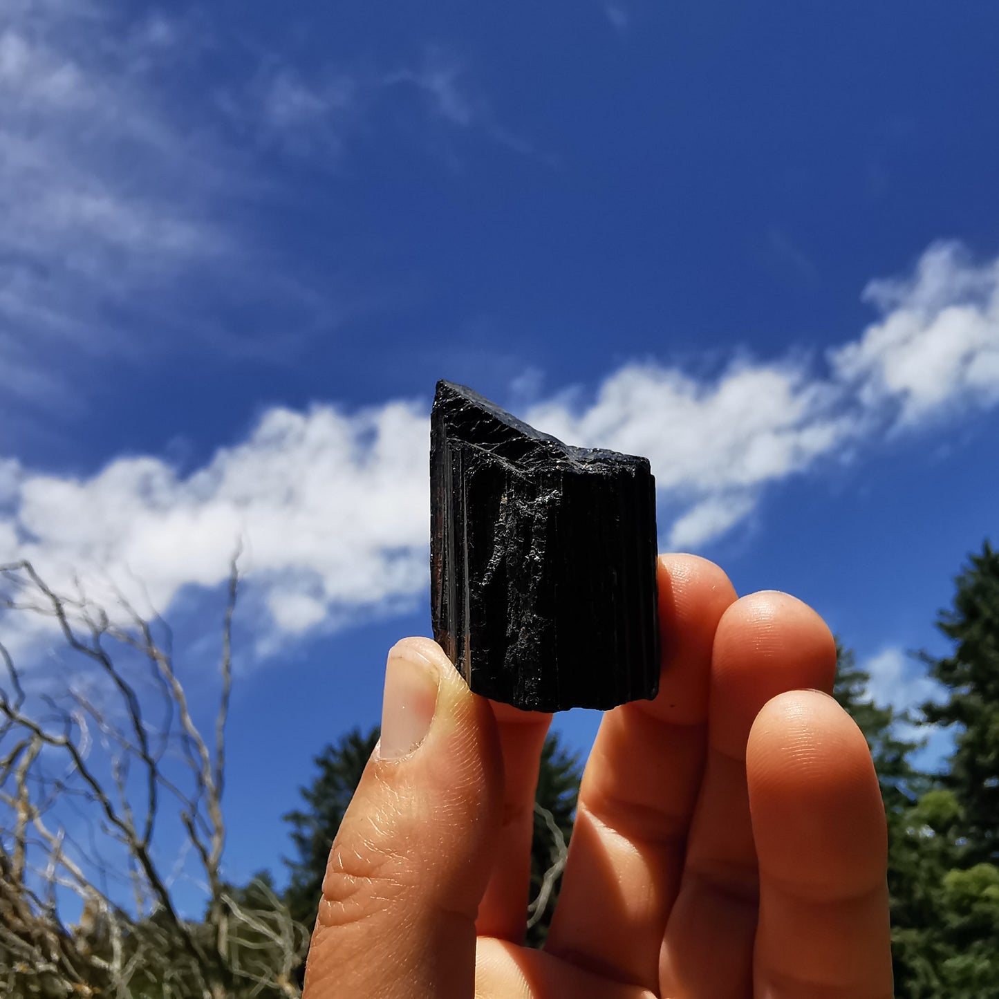 Black tourmaline rough stone Brazil (25)