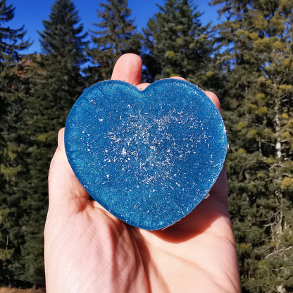 Orgone Herz ENTSPANNUNG WAHRHEIT & ENERGETISCHER SCHUTZ Magnesit Lapislazuli Schwarzer Turmalin