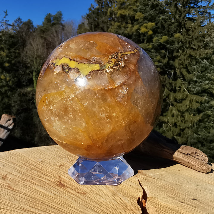 Golden Healer Bergkristall Kugel 13cm (1)