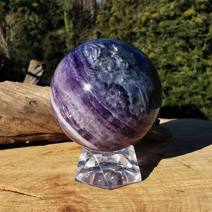 Septarie (dragon stone) sphere