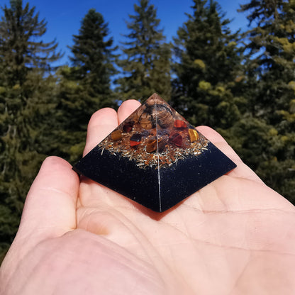 Orgone Cheops Pyramide PSYCHISCHES SCHUTZSCHILD 4.5cm