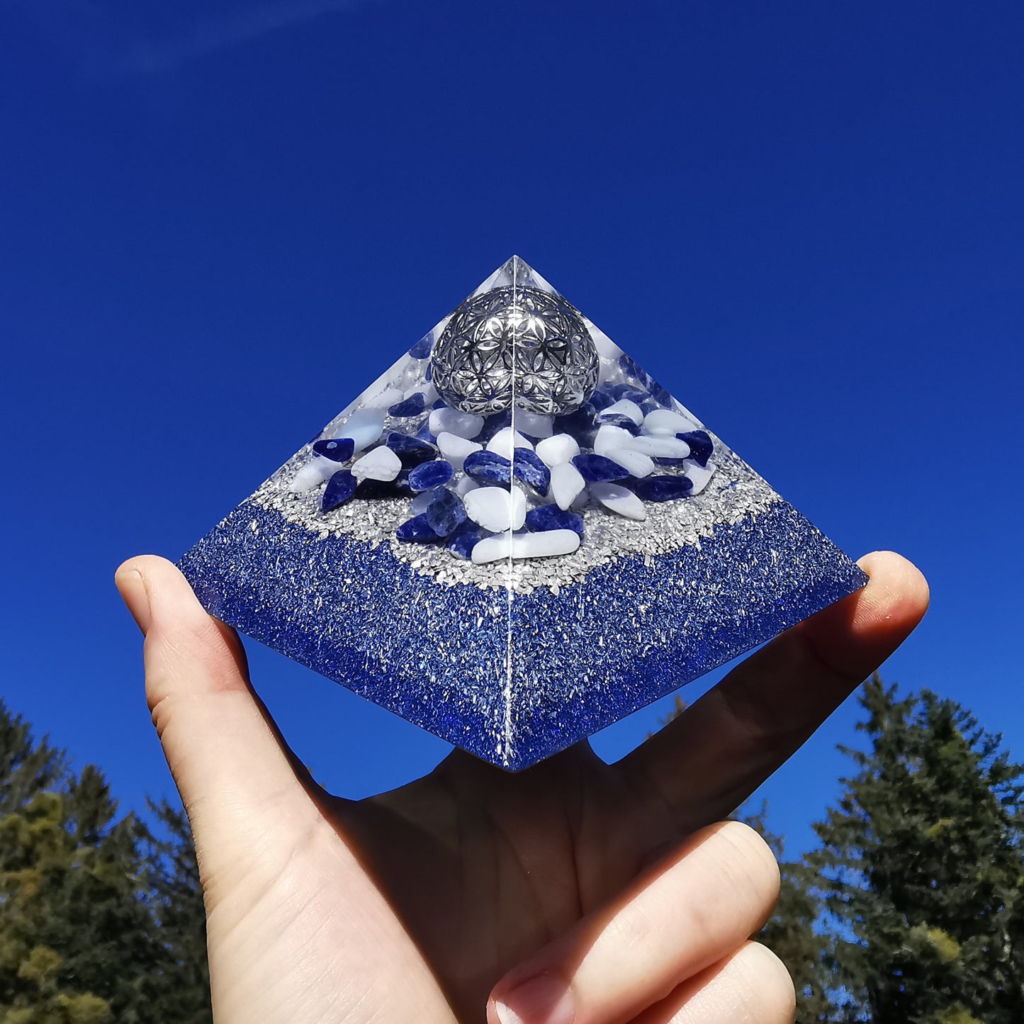Orgone Pyramide Cheops LEICHTIGKEIT 9.5cm