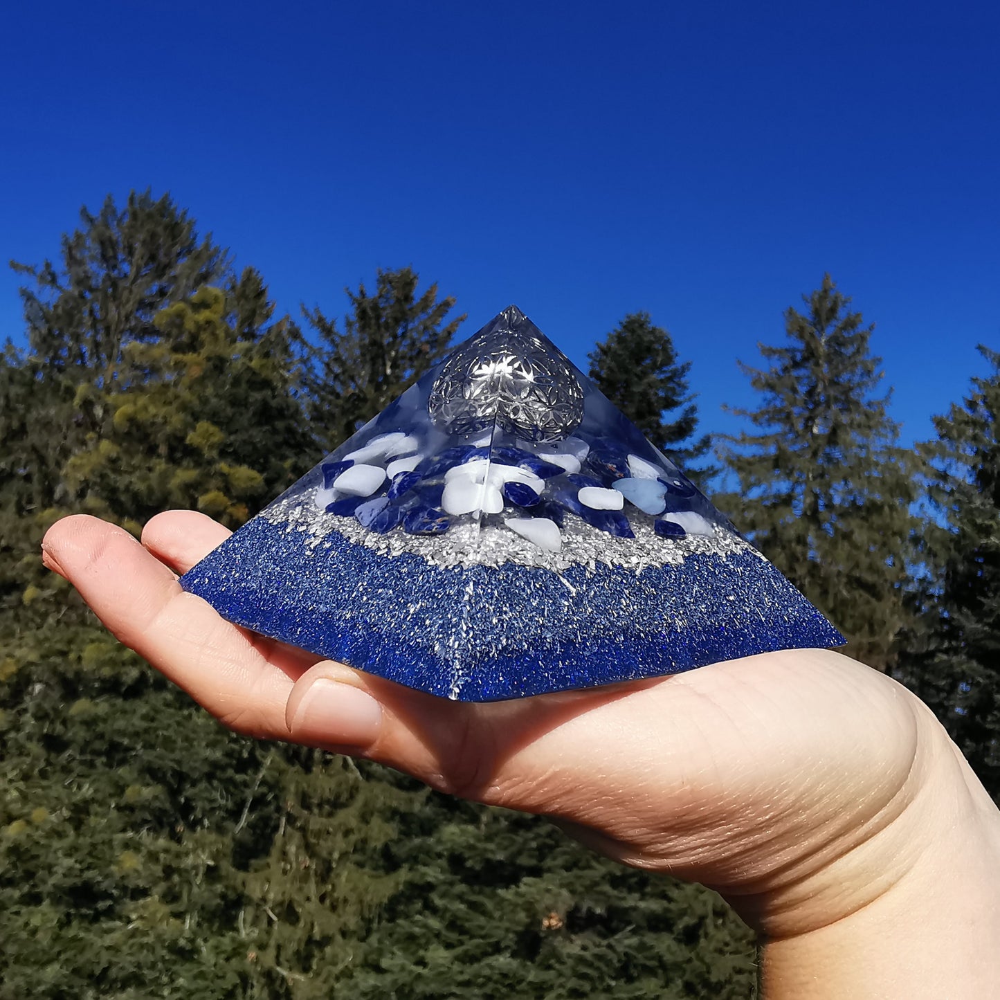 Orgone Pyramide Cheops LEICHTIGKEIT 9.5cm