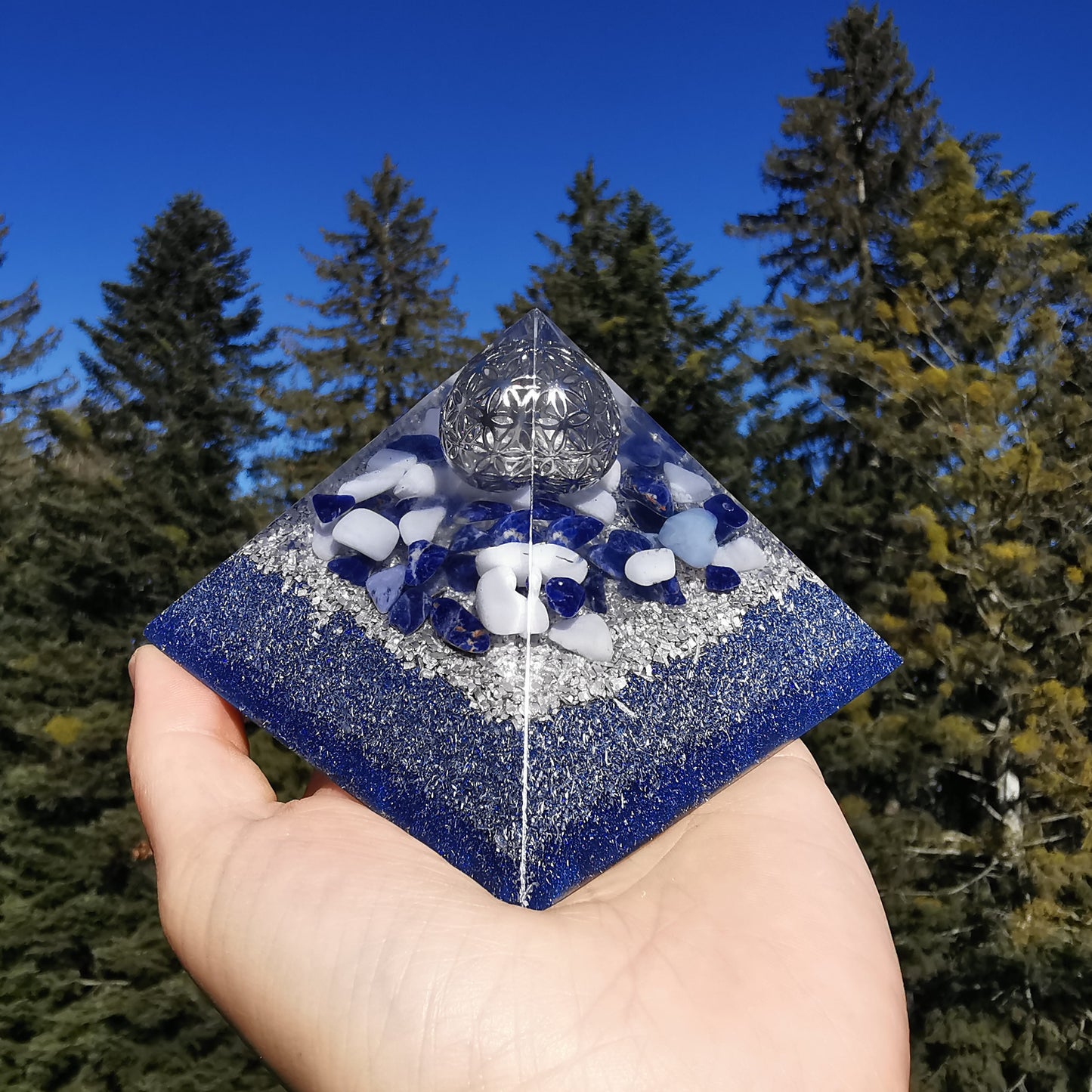 Orgone Pyramide Cheops LEICHTIGKEIT 9.5cm