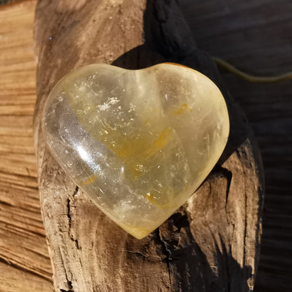 Golden Healer Bergkristall Taschen Herzen 30-35mm 10 Unikate zur Auswahl