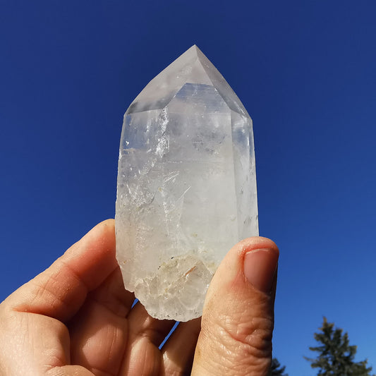 Bergkristall-Spitze (3) 9cm 217g