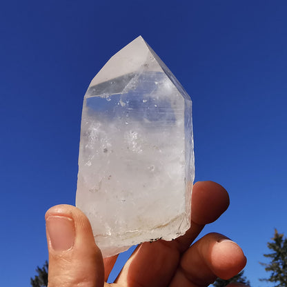 Bergkristall-Spitze (3) 9cm 217g